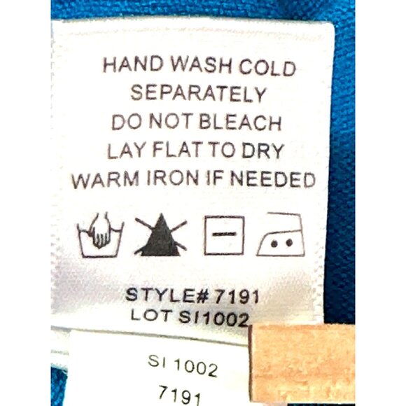 Ronni Nicole Medium Blue Cropped Cardigan Sweater V Neck Lightweight Knit Top - Picture 11 of 12